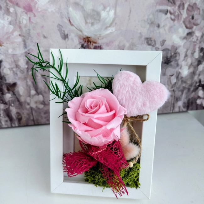 Cadre en rose
